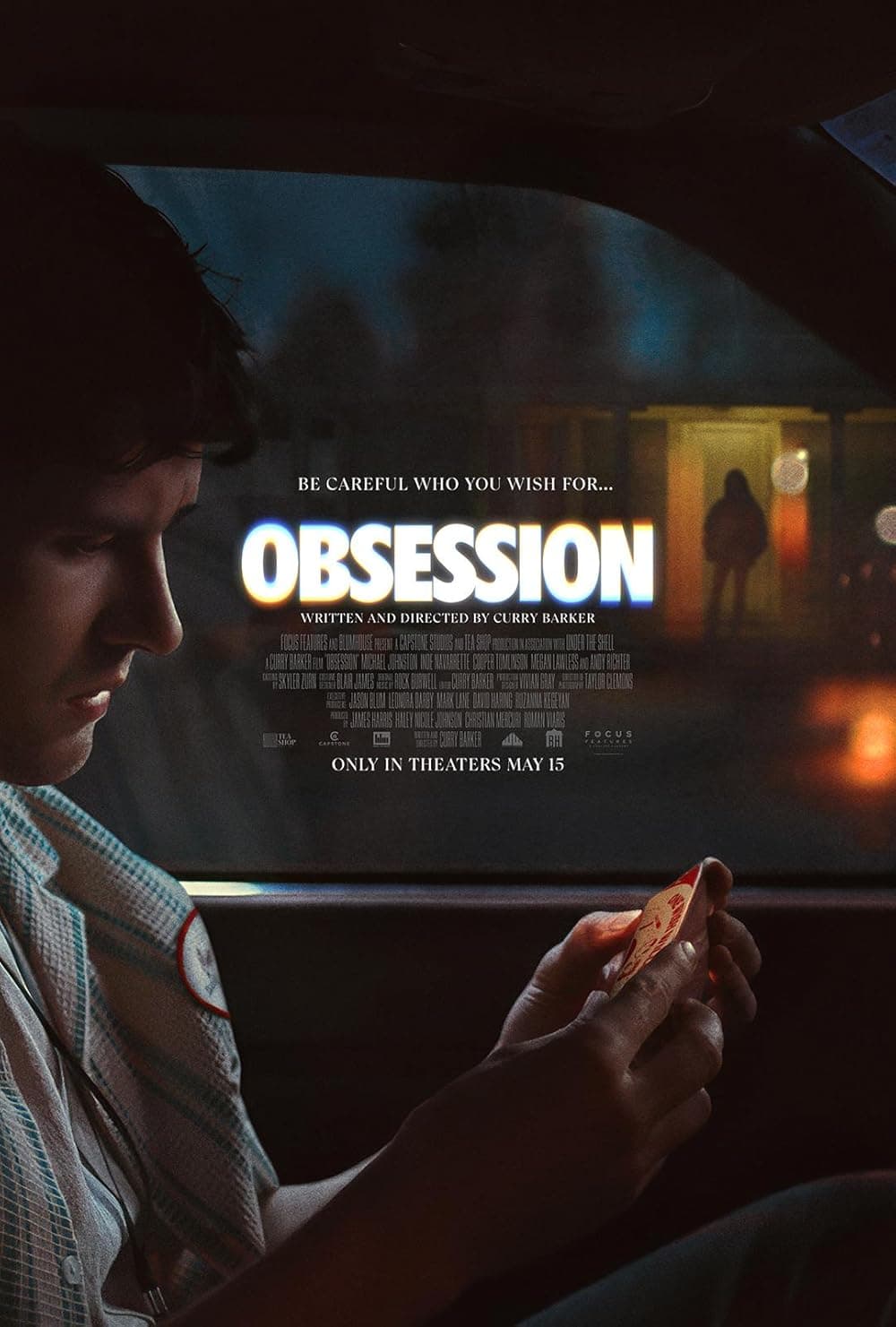 Obsession official poster, written and directed by Curry Barker